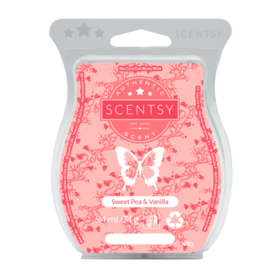 Sweet Pea and Vanilla Scentsy Wax Bar