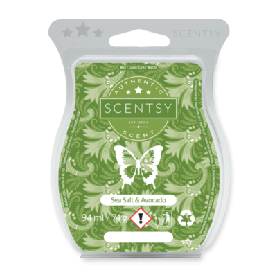 Sea Salt and Avocado Scentsy Wax Bar