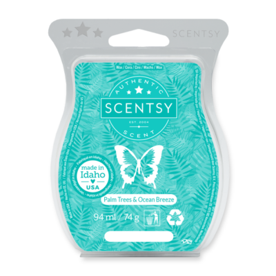 Palm Trees & Ocean Breeze Scentsy Wax Bar SOTM